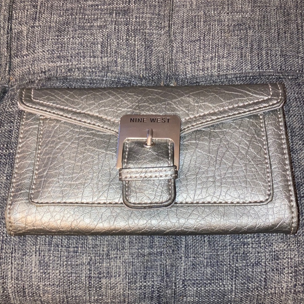Nine West Silver Wallet
